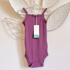 NWT Jamie Kay Mulberry Ribbed Bodysuit